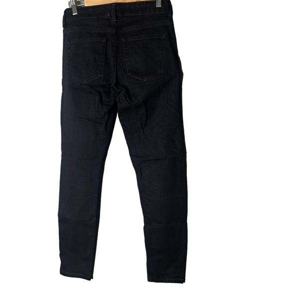 Everlane Mid Rise Black Ankle Stretch Denim Jeans Size 26 - Picture 7 of 8